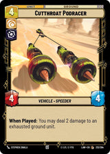 Cutthroat Podracer - Star Wars Unlimited