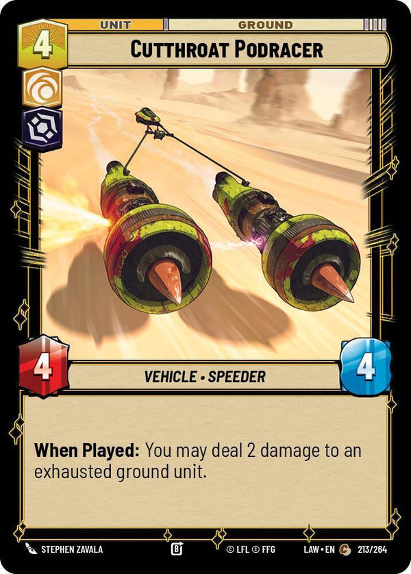 Cutthroat Podracer - Star Wars Unlimited