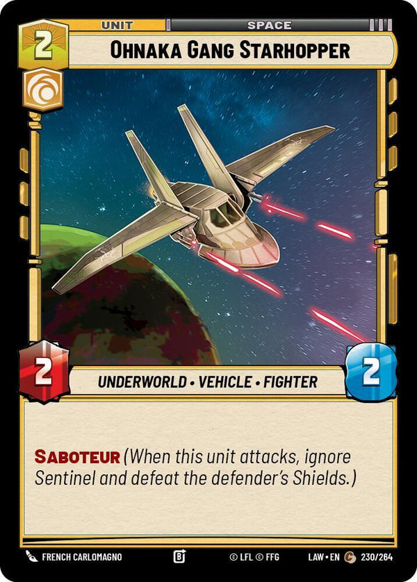 Ohnaka Gang Starhopper - Star Wars Unlimited