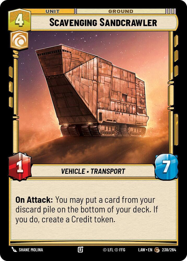 Scavenging Sandcrawler - Star Wars Unlimited