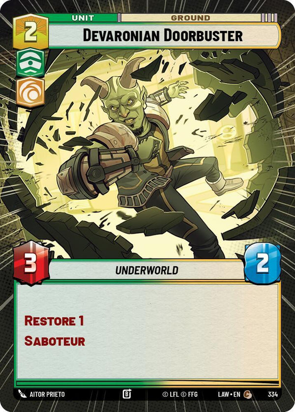 Devaronian Doorbuster (Hyperspace) - Star Wars Unlimited