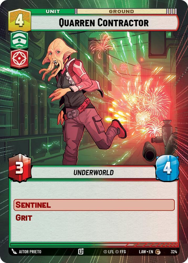 Quarren Contractor (Hyperspace) - Star Wars Unlimited