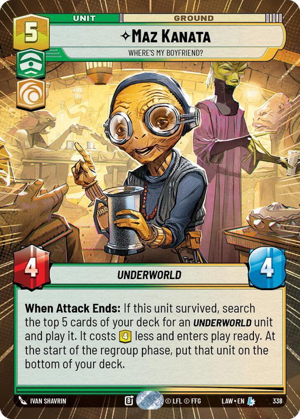 Maz Kanata - Where's My Boyfriend? (Hyperspace) - Star Wars Unlimited