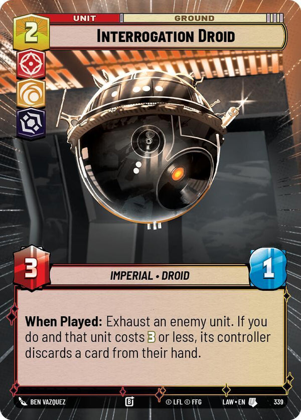Interrogation Droid (Hyperspace) - Star Wars Unlimited