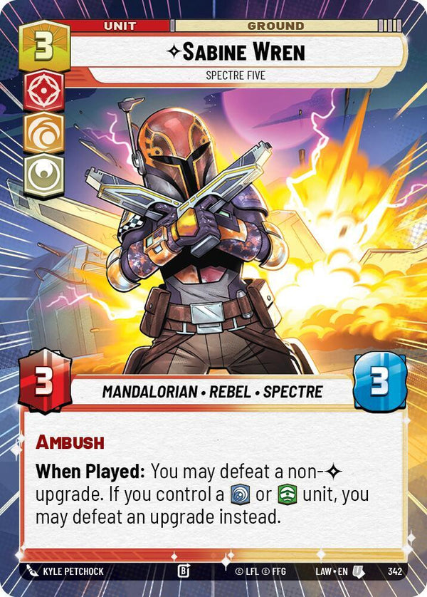 Sabine Wren - Spectre Five (Hyperspace) - Star Wars Unlimited