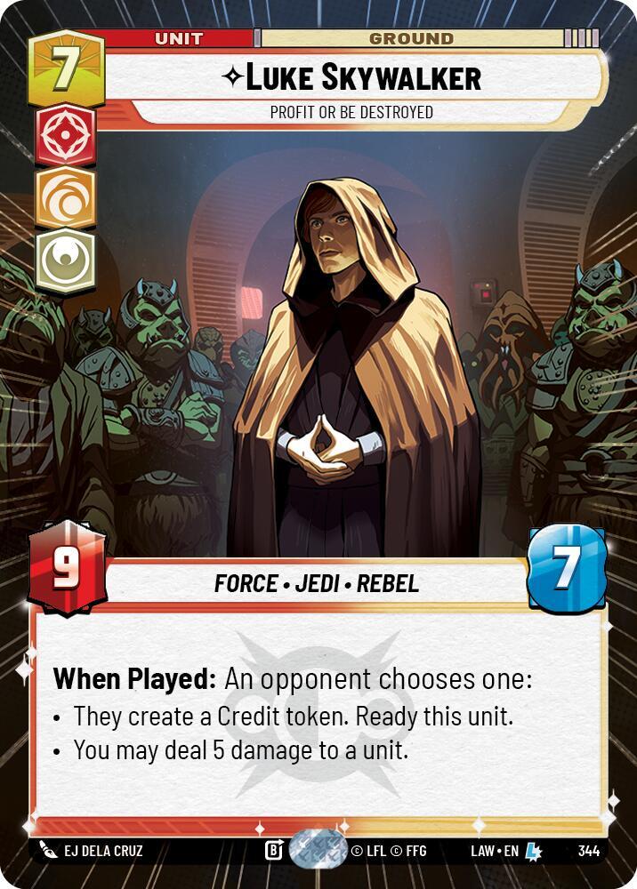 Luke Skywalker - Profit or Be Destroyed (Hyperspace)