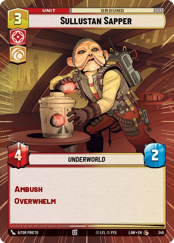 Sullustan Sapper (Hyperspace) - Star Wars Unlimited