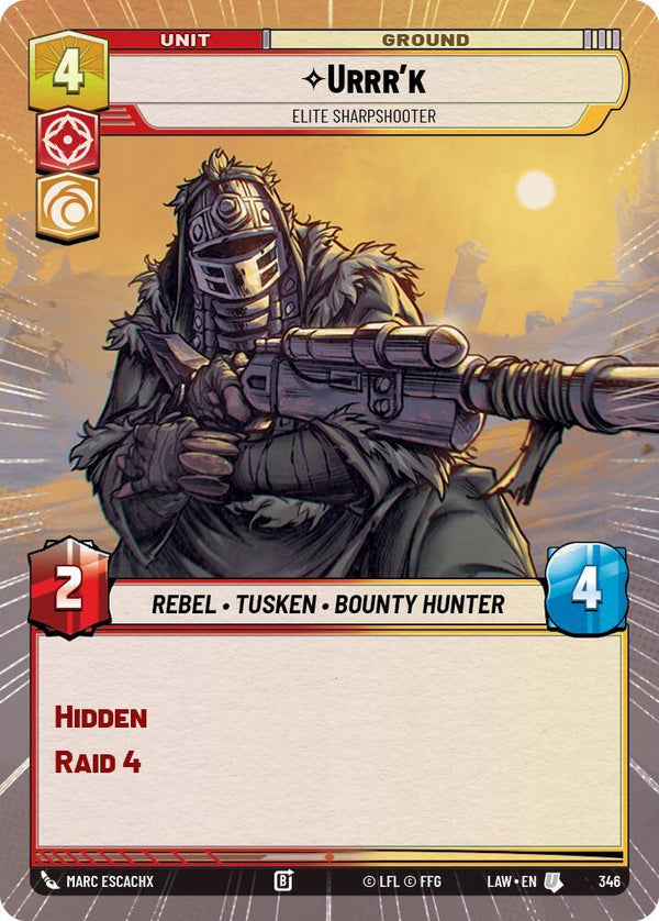 Urrr'k - Elite Sharpshooter (Hyperspace) - Star Wars Unlimited