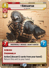 Krrsantan - Hit and Run (Hyperspace) - Star Wars Unlimited