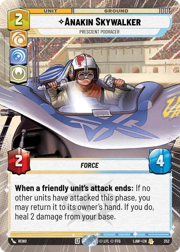Anakin Skywalker - Prescient Podracer (Hyperspace)