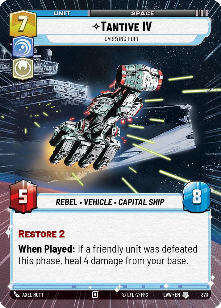 Tantive IV - Carrying Hope (Hyperspace)