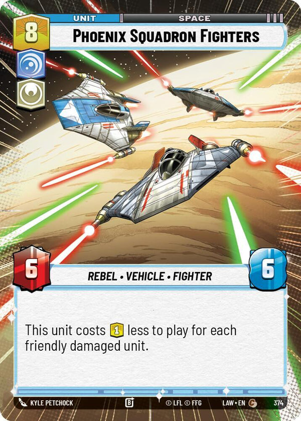 Phoenix Squadron Fighters (Hyperspace) - Star Wars Unlimited