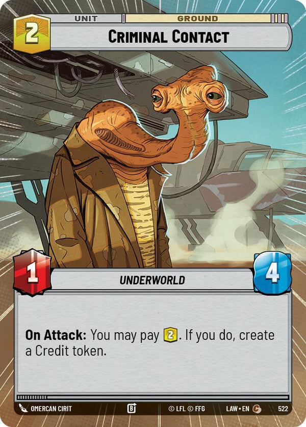 Criminal Contact (Hyperspace) - Star Wars Unlimited