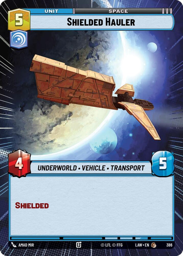 Shielded Hauler (Hyperspace) - Star Wars Unlimited