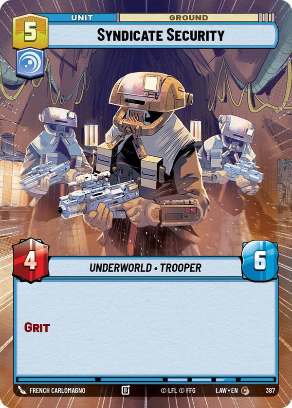 Syndicate Security (Hyperspace) - Star Wars Unlimited