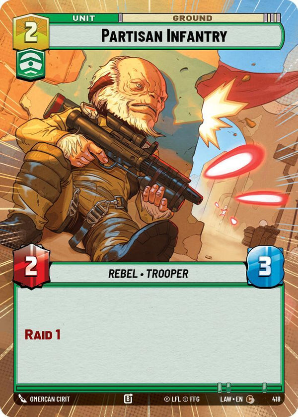 Partisan Infantry (Hyperspace) - Star Wars Unlimited