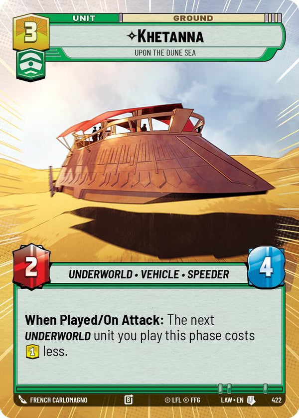 Khetanna - Upon the Dune Sea (Hyperspace) - Star Wars Unlimited