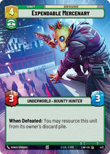 Expendable Mercenary (Hyperspace) - Star Wars Unlimited