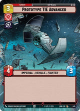 Prototype TIE Advanced (Hyperspace) - Star Wars Unlimited