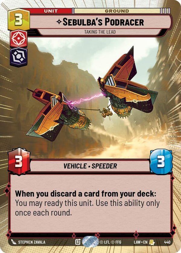 Sebulba's Podracer - Taking the Lead (Hyperspace) - Star Wars Unlimited