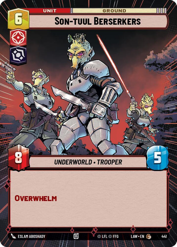 Son-tuul Berserkers (Hyperspace) - Star Wars Unlimited