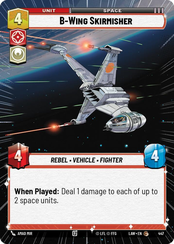 B-Wing Skirmisher (Hyperspace) - Star Wars Unlimited