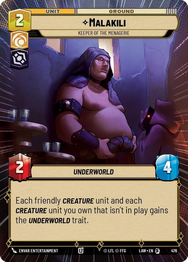 Malakili - Keeper of the Menagerie (Hyperspace) - Star Wars Unlimited