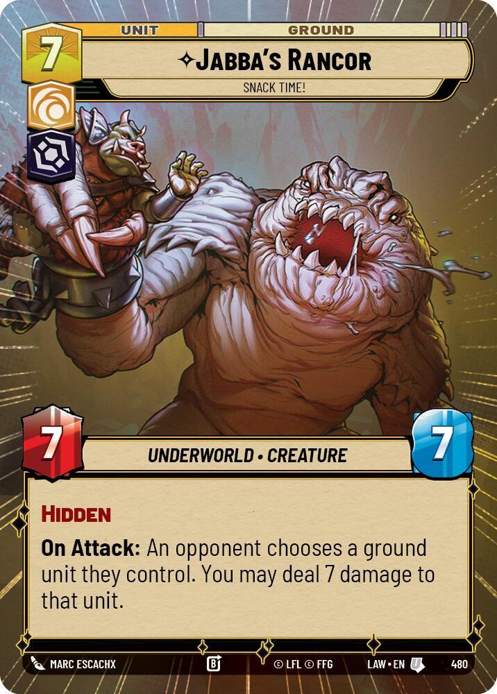 Jabba's Rancor - Snack Time! (Hyperspace)