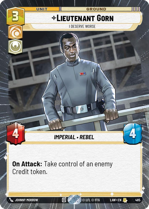 Lieutenant Gorn - I Deserve Worse (Hyperspace) - Star Wars Unlimited