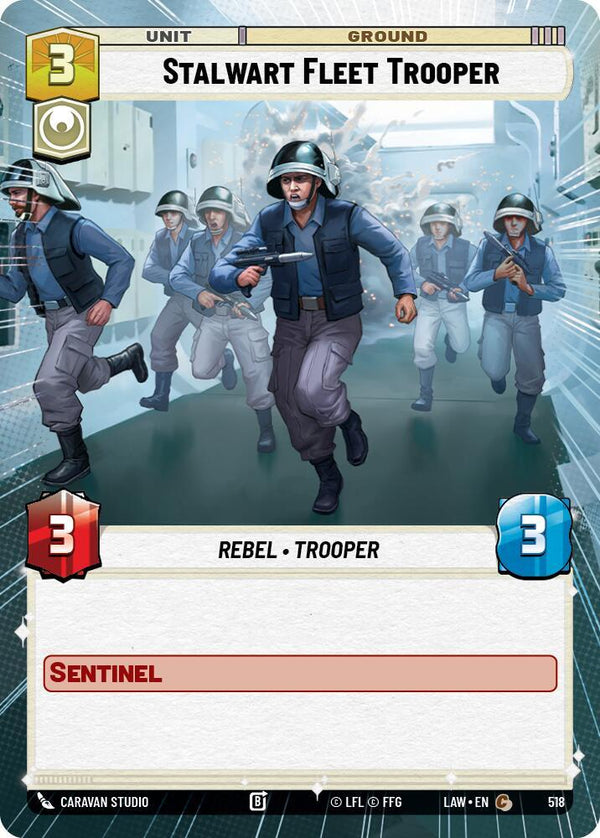 Stalwart Fleet Trooper (Hyperspace) - Star Wars Unlimited