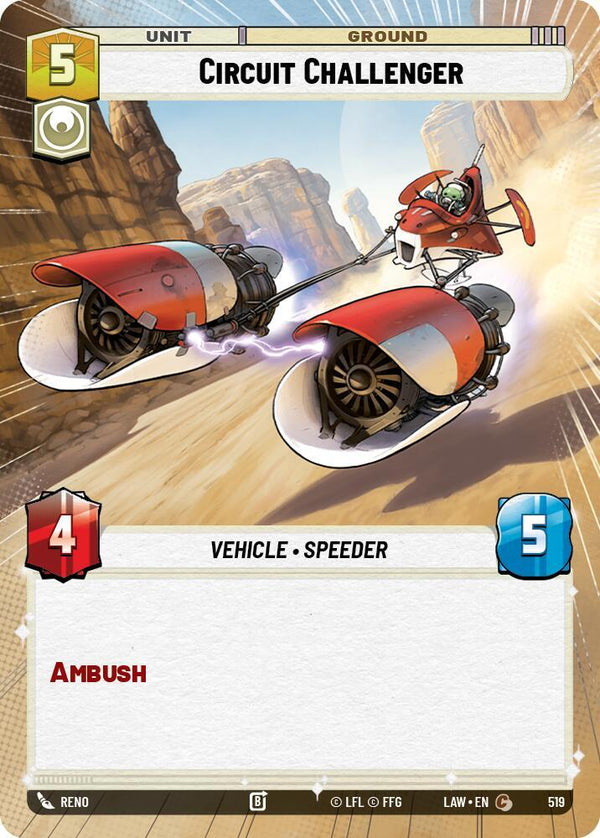 Circuit Challenger (Hyperspace) - Star Wars Unlimited