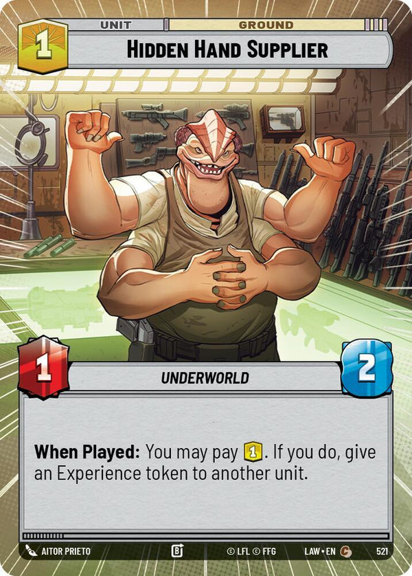 Hidden Hand Supplier (Hyperspace) - Star Wars Unlimited