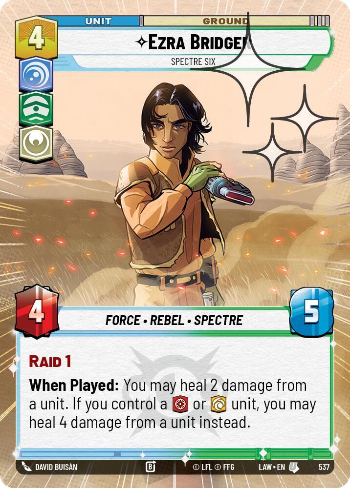 Ezra Bridger - Spectre Six (Hyperspace Foil)