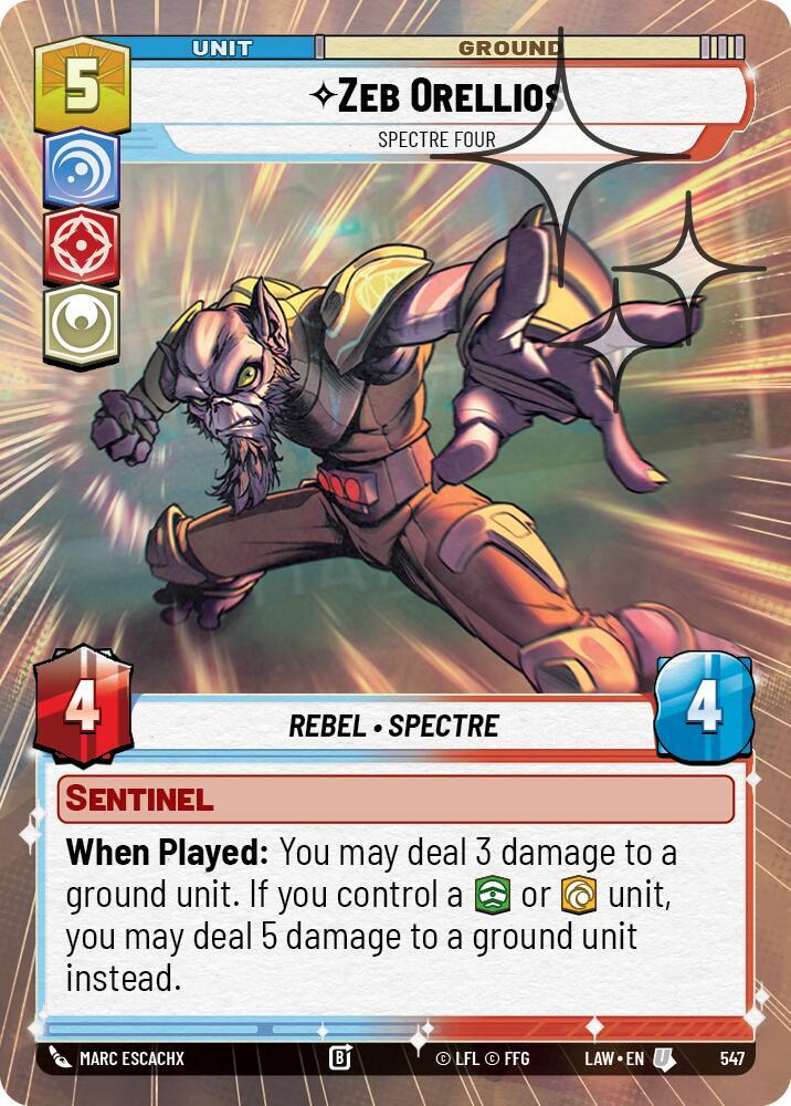 Zeb Orellios - Spectre Four (Hyperspace Foil)