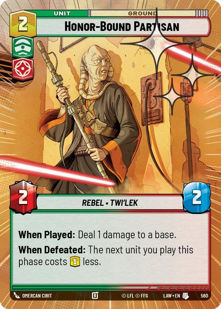 Honor-Bound Partisan (Hyperspace Foil)