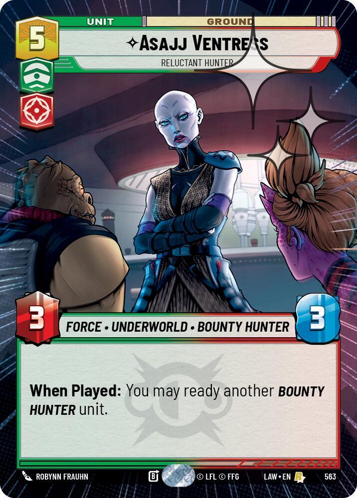 Asajj Ventress - Reluctant Hunter (Hyperspace Foil)