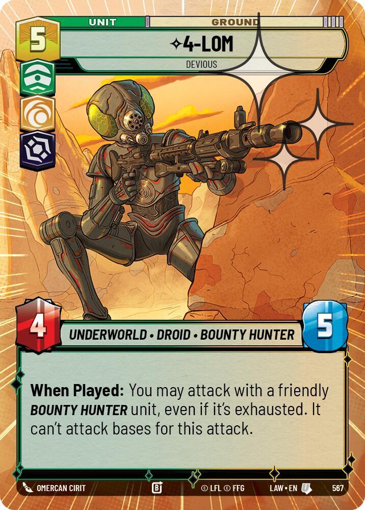 4-LOM - Devious (Hyperspace Foil)