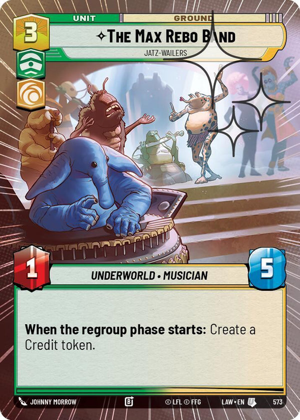 The Max Rebo Band - Jatz-Wailers (Hyperspace Foil) - Star Wars Unlimited