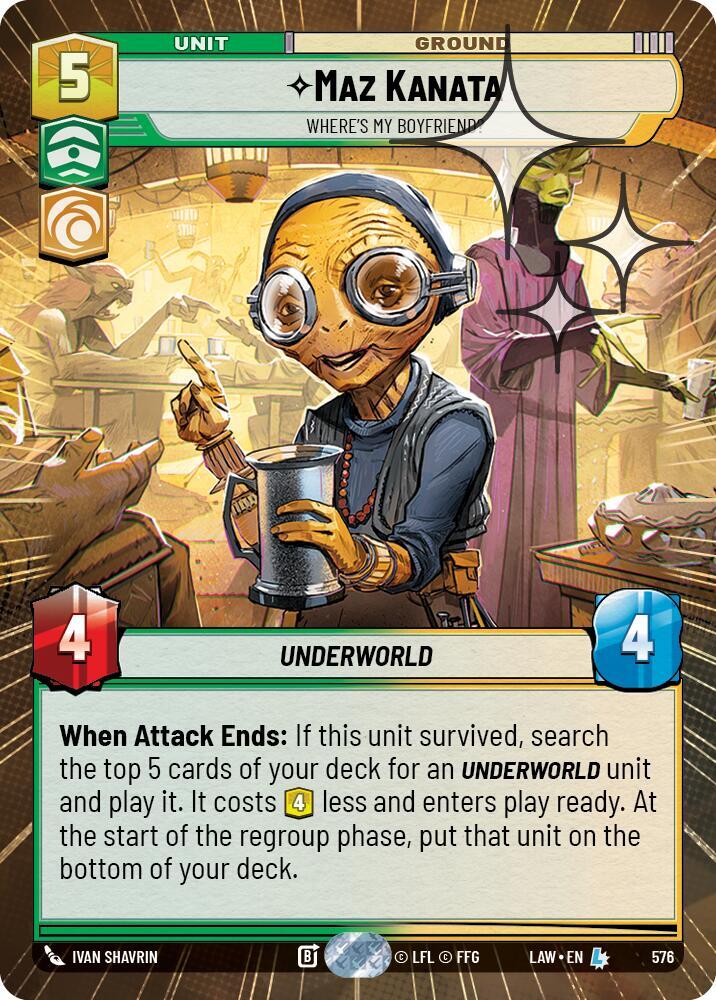 Maz Kanata - Where's My Boyfriend? (Hyperspace Foil)