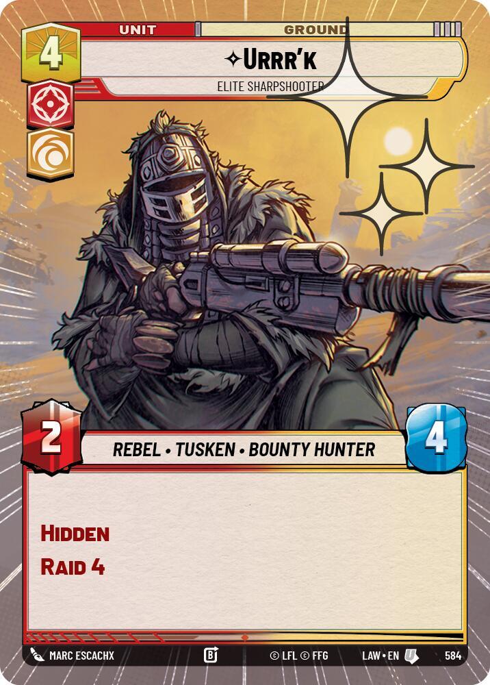 Urrr'k - Elite Sharpshooter (Hyperspace Foil)