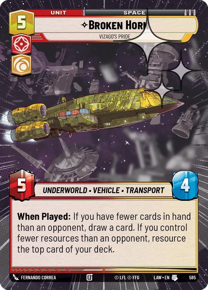 Broken Horn - Vizago's Pride (Hyperspace Foil)
