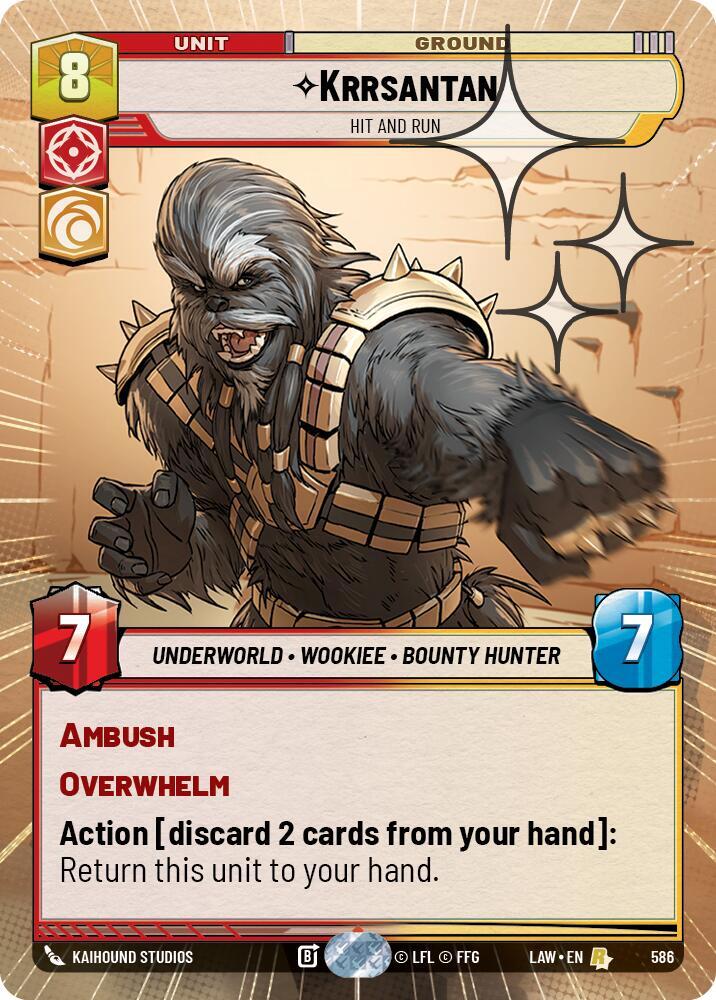 Krrsantan - Hit and Run (Hyperspace Foil)