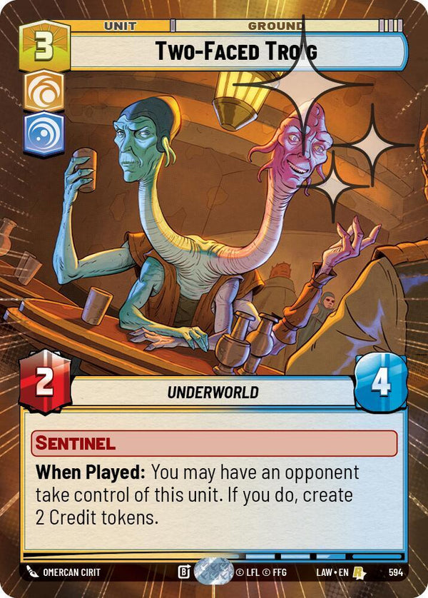 Two-Faced Troig (Hyperspace Foil) - Star Wars Unlimited