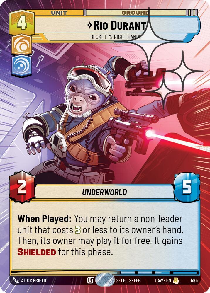 Rio Durant - Beckett's Right Hands (Hyperspace Foil)