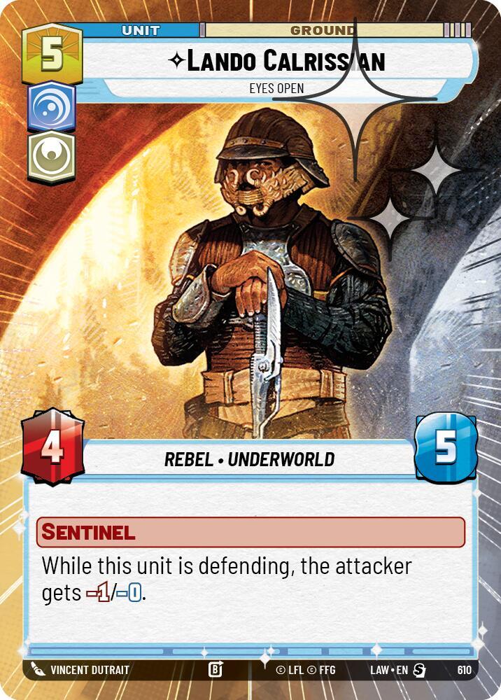 Lando Calrissian - Eyes Open (Hyperspace Foil)