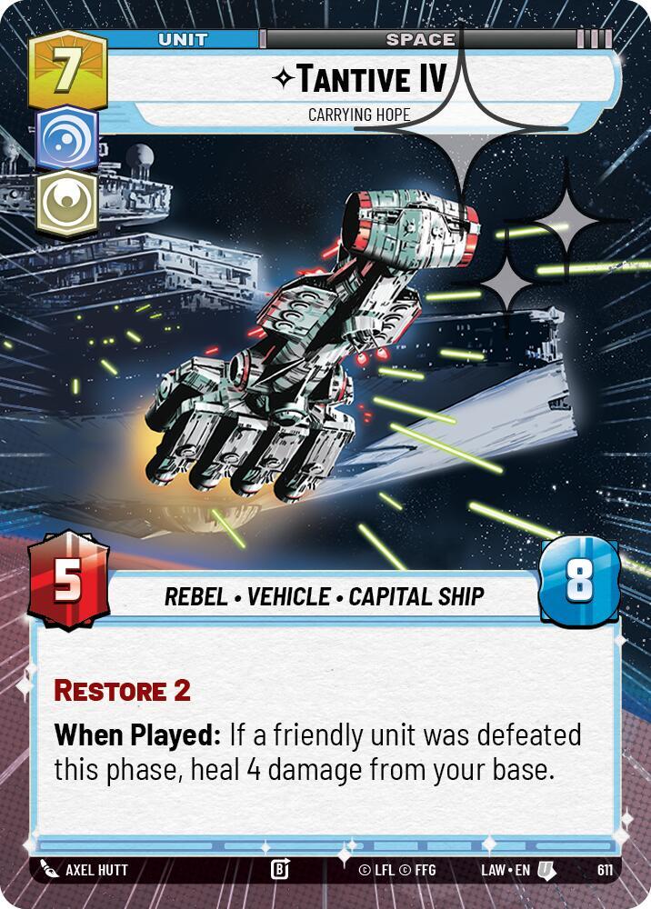 Tantive IV - Carrying Hope (Hyperspace Foil)