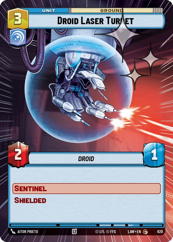 Droid Laser Turret (Hyperspace Foil) - Star Wars Unlimited