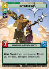 Ruthless Duo (Hyperspace Foil) - Star Wars Unlimited