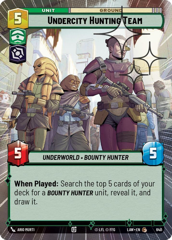 Undercity Hunting Team (Hyperspace Foil) - Star Wars Unlimited