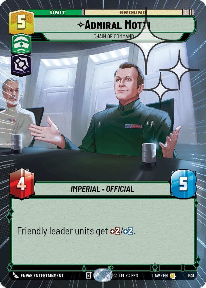 Admiral Motti - Chain of Command (Hyperspace Foil)